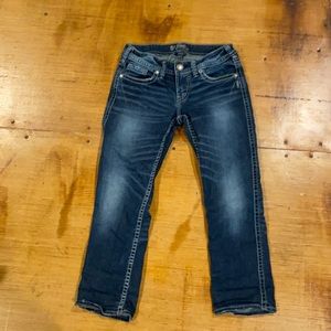 Silver jeans capris size w26